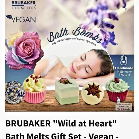 🆕️BRUBAKER "Secret Romance" Bath Melts Gift Set - Vegan - Organic -Handmade - Picture 4 of 12